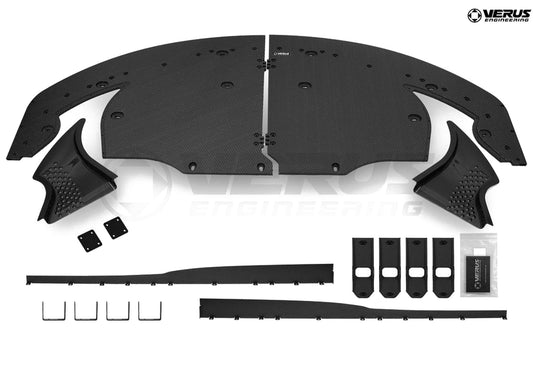 Verus high downforce front splitter for Toyota GR Supra A90/A91
