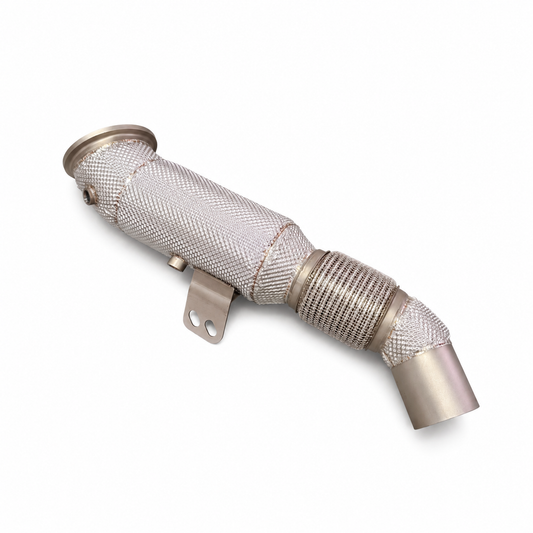 B58 4.5-Inch Heat-Shielded Catless Downpipe