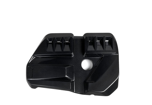 OEM Style Pre Pregged Dry Carbon Engine Cover For BMW M2 G87 / M3 G80 G81 / M4 G82 G83 2020+