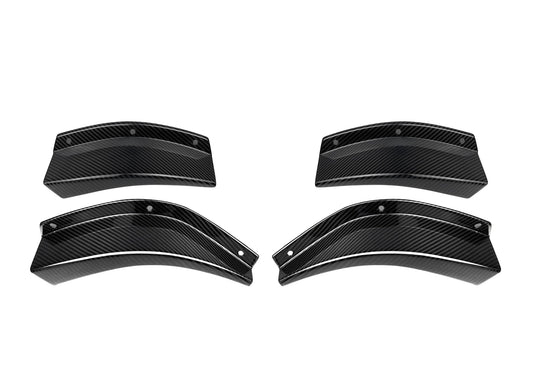 GT4 Style Dry Carbon Front Canards for BMW M3/M4 G80–G83 (2020+)