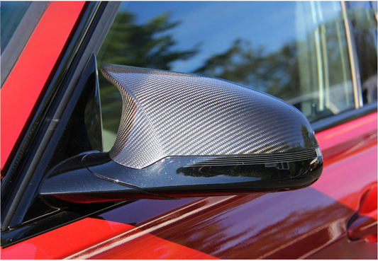 M-Performance Style Pre Pregged Dry Carbon Fiber Mirrors Caps for BMW M2 Comp F87 / M3 F80 / M4 F82 F83