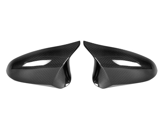 M-Performance Style Pre Pregged Dry Carbon Fiber Mirrors Caps for BMW M2 Comp F87 / M3 F80 / M4 F82 F83