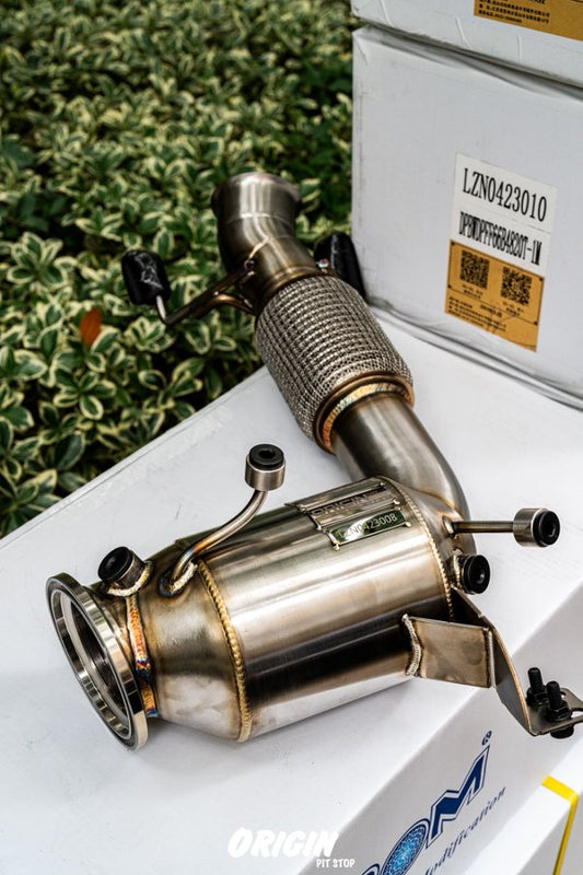 MINI F65/F66/F67 OPS x JBOM Super 100-Cell Downpipe
