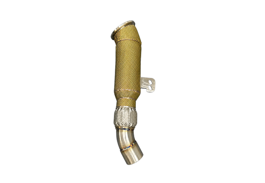 B58 4.5-Inch Heat-Shielded Catless Downpipe
