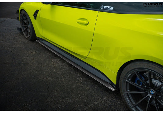 BMW G82 M4 Verus Carbon Polyweave Side Splitter Kit