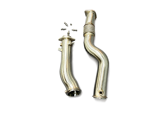 BMW G8X S58 One-Piece Catless Downpipes – M2/M3/M4
