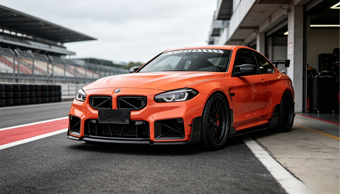 How Dry Carbon Front Intake Ducts Upgrade the G87 M2's Front Stance & Airflow?