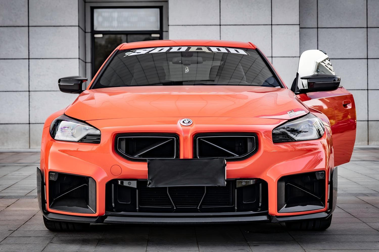 M Performance Style Pre Pregged Dry Carbon Fiber Front Intake Ducts for BMW M2 G87 2023+
