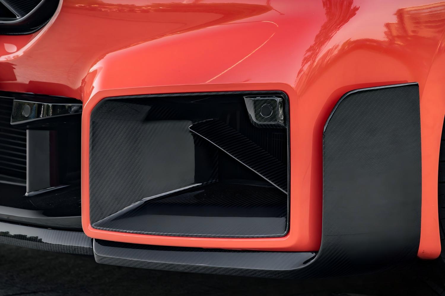 M Performance Style Pre Pregged Dry Carbon Fiber Front Intake Ducts for BMW M2 G87 2023+