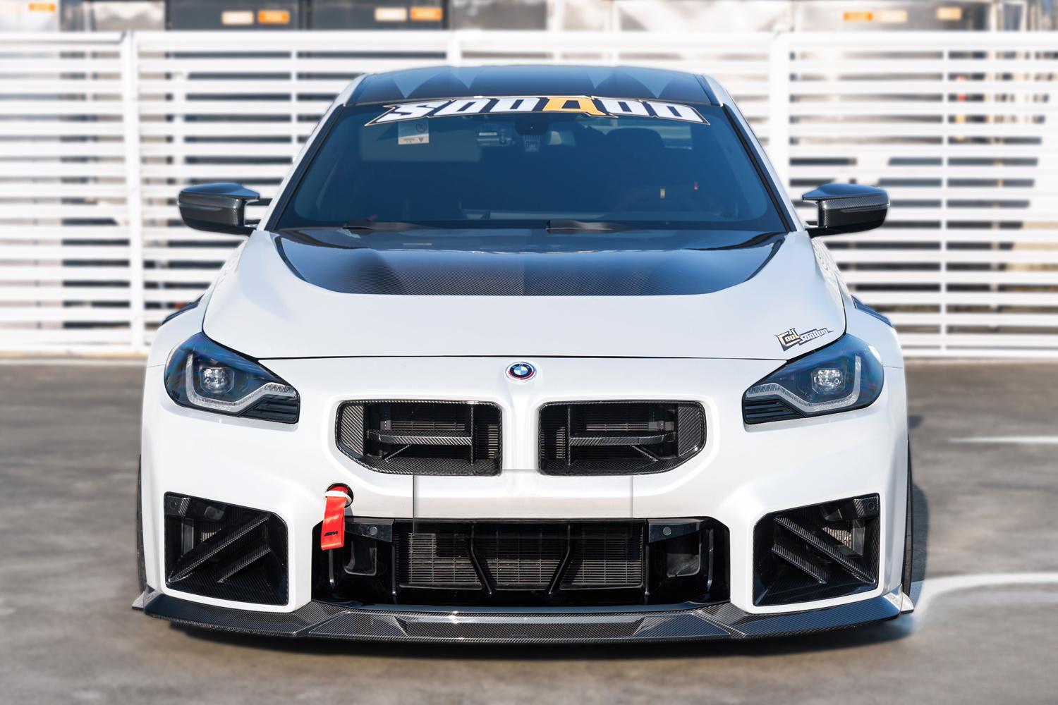 CS Style Pre Pregged Dry Carbon Fiber Grille for BMW M2 G87 2023+