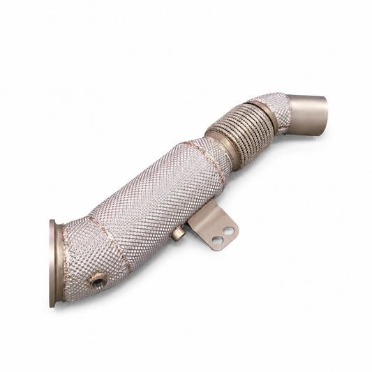 B58 4.5-Inch Heat-Shielded Catless Downpipe