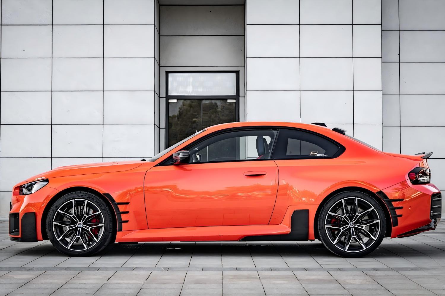 M Performance Style Pre Pregged Dry Carbon Fiber Side Skirt for BMW M2 G87 2023+