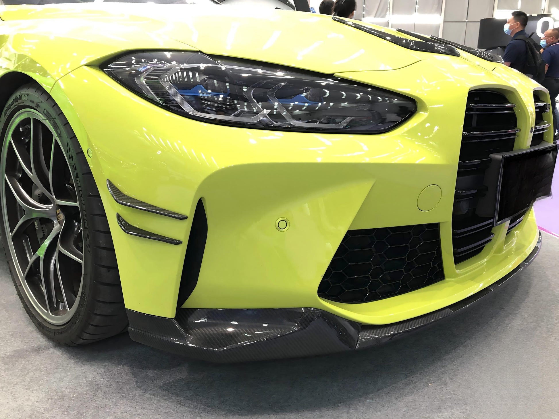 M Performance Style Pre Pregged Dry Carbon Canards for BMW M3 G80 G81 / M4 G82 G83 2020+