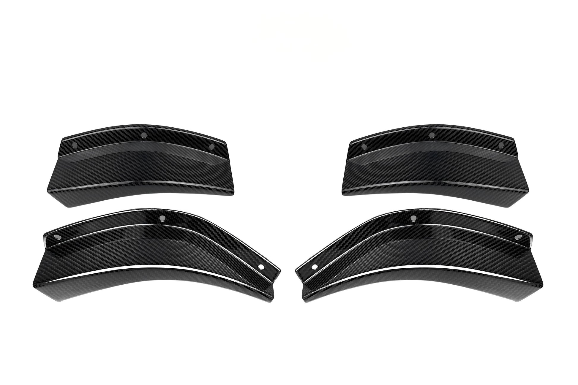 GT4 Style Dry Carbon Front Canards for BMW M3/M4 G80–G83 (2020+)