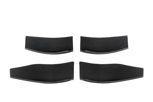 GT4 Style Dry Carbon Front Canards for BMW M3/M4 G80–G83 (2020+)