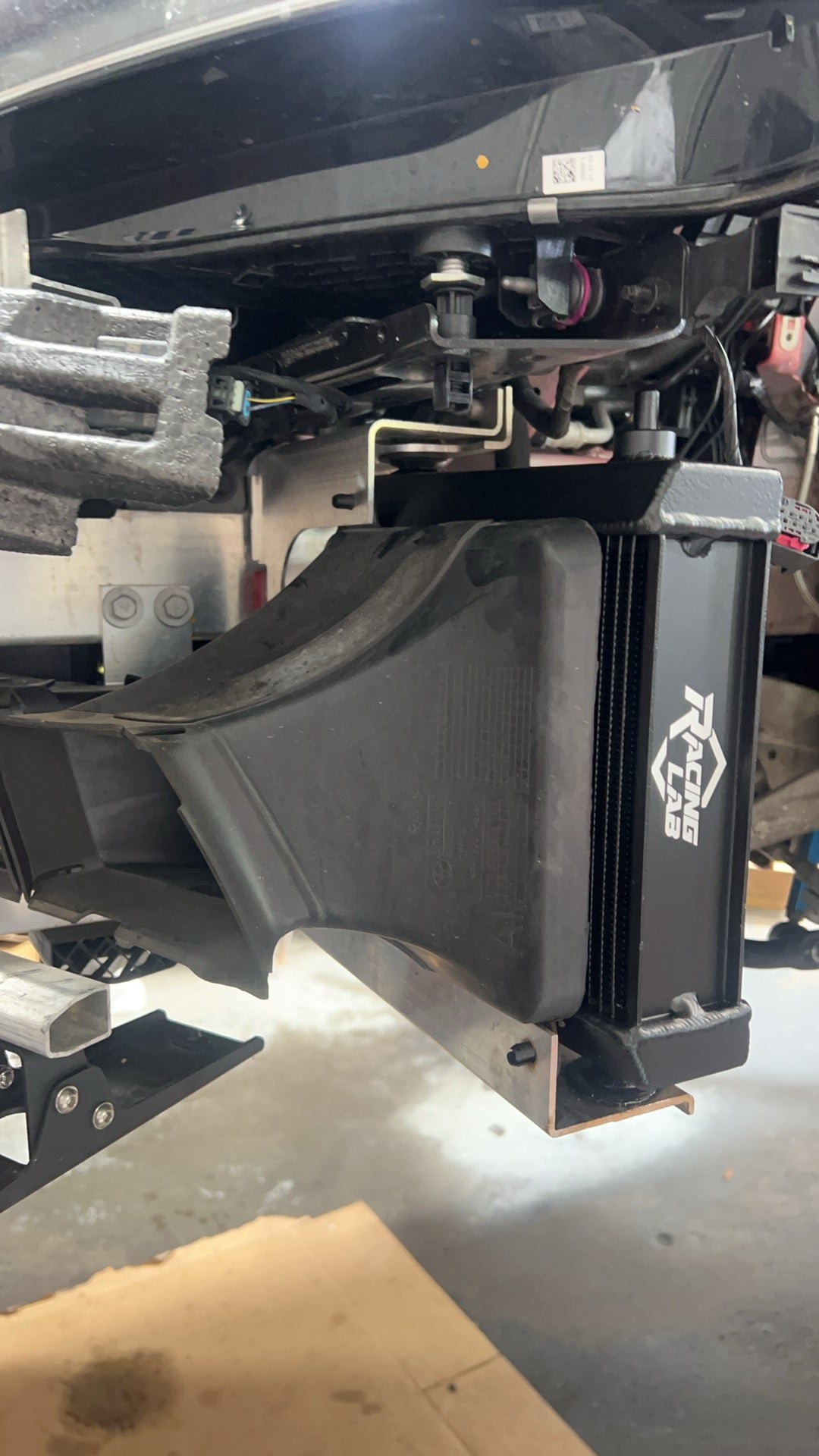 RacingLab Auxiliary Radiator - BMW G-Series (B58) & Toyota GR Supra A90