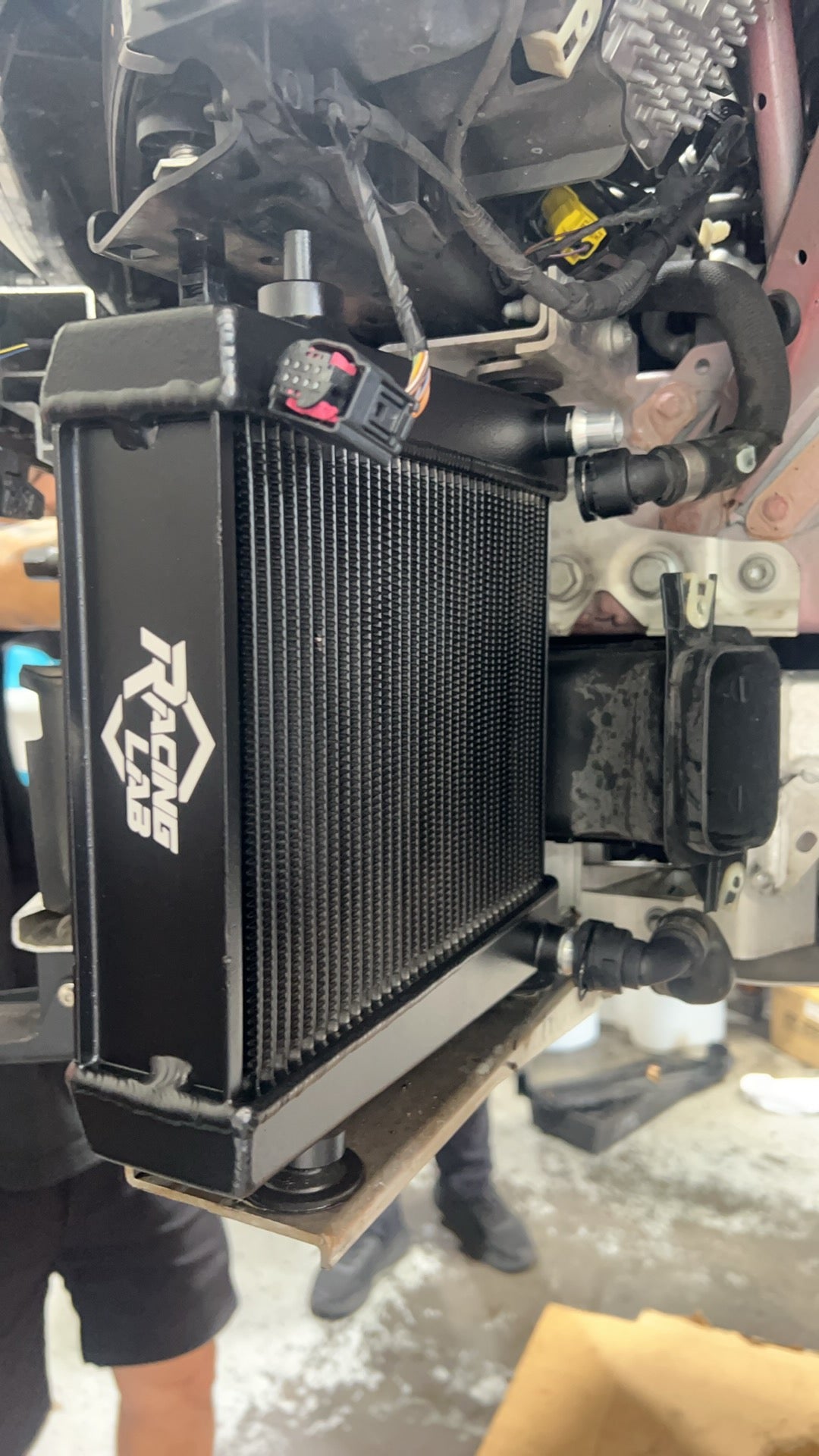 RacingLab Auxiliary Radiator - BMW G-Series (B58) & Toyota GR Supra A90
