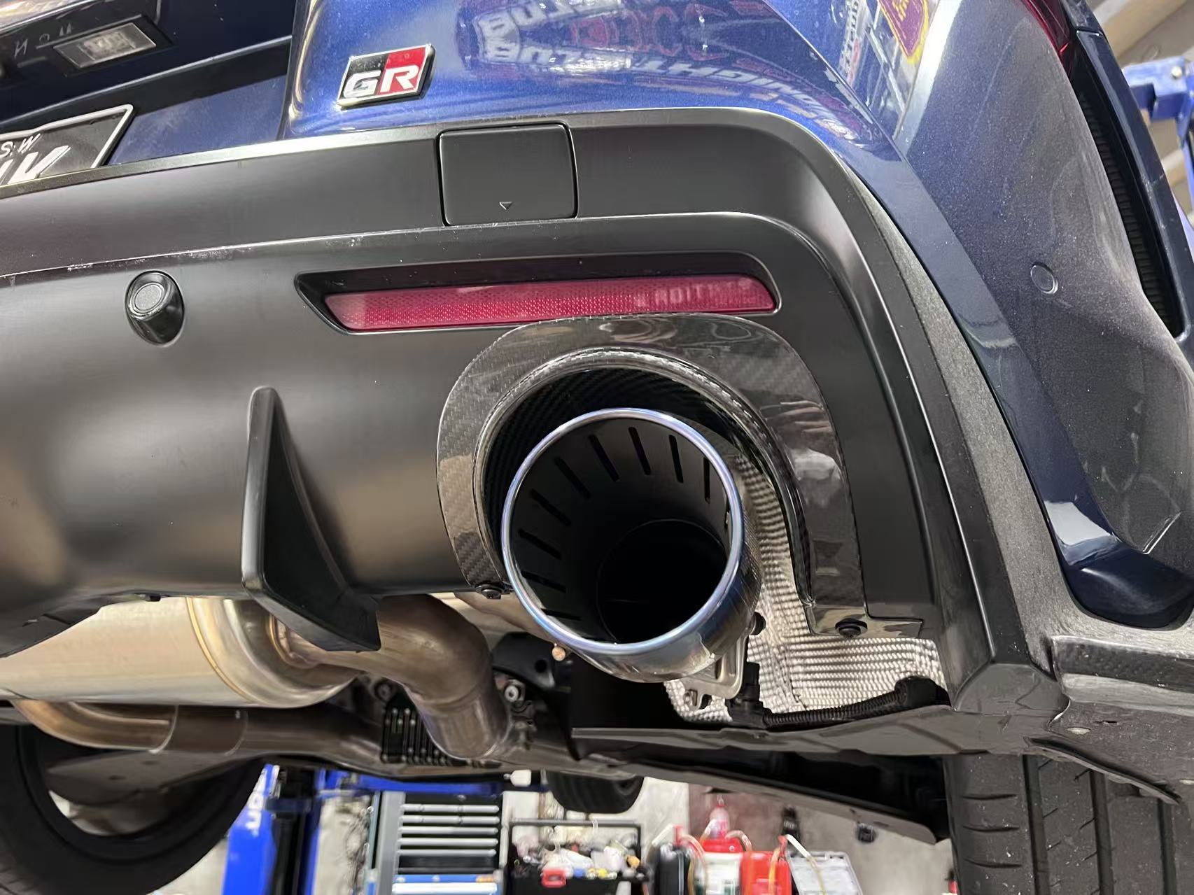 Exhaust Shields Cover Caps Carbon Fibre Toyota GR Supra A90/A91
