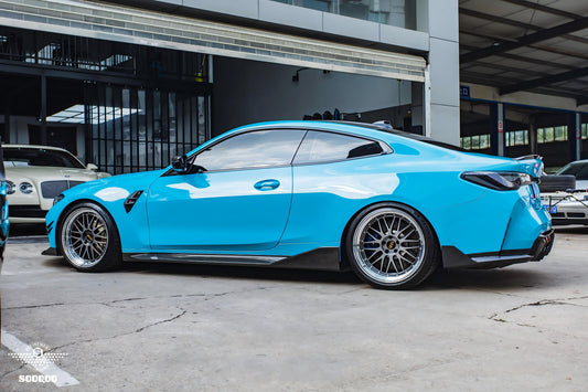 M Performance Style Pre Pregged Dry Carbon Side Skirts for BMW M4 G82 G83 2020+