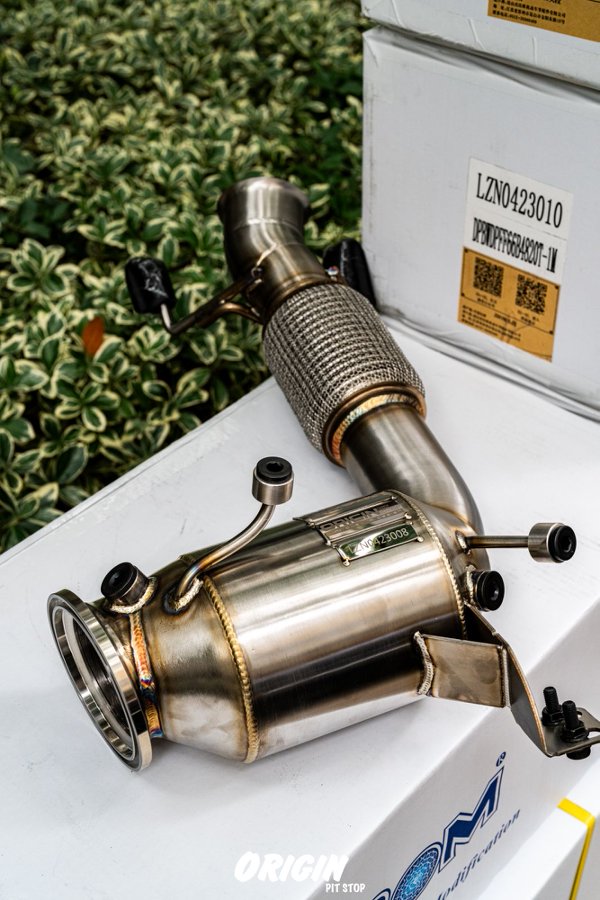 MINI F65/F66/F67 OPS x JBOM Super 100-Cell Downpipe