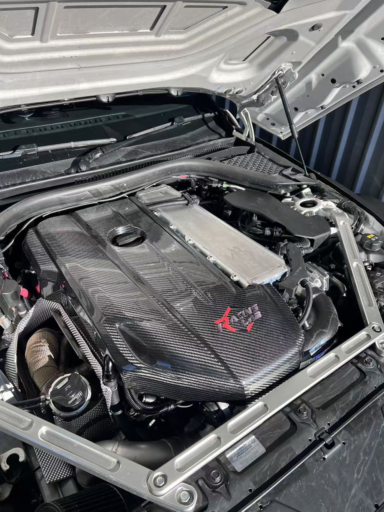 Carbon Fibre Half Engine Cover – Toyota GR Supra A90/A91 B58