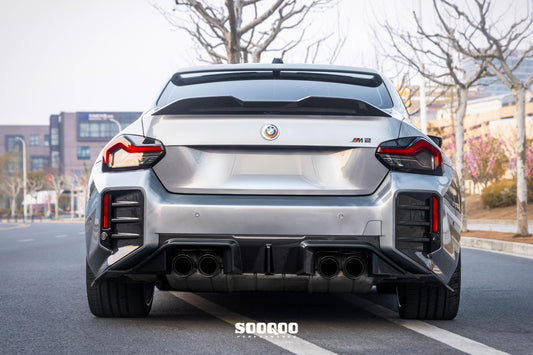 Pre Pregged Dry Carbon Fiber Rear Diffuser for BMW M2 G87 2023+