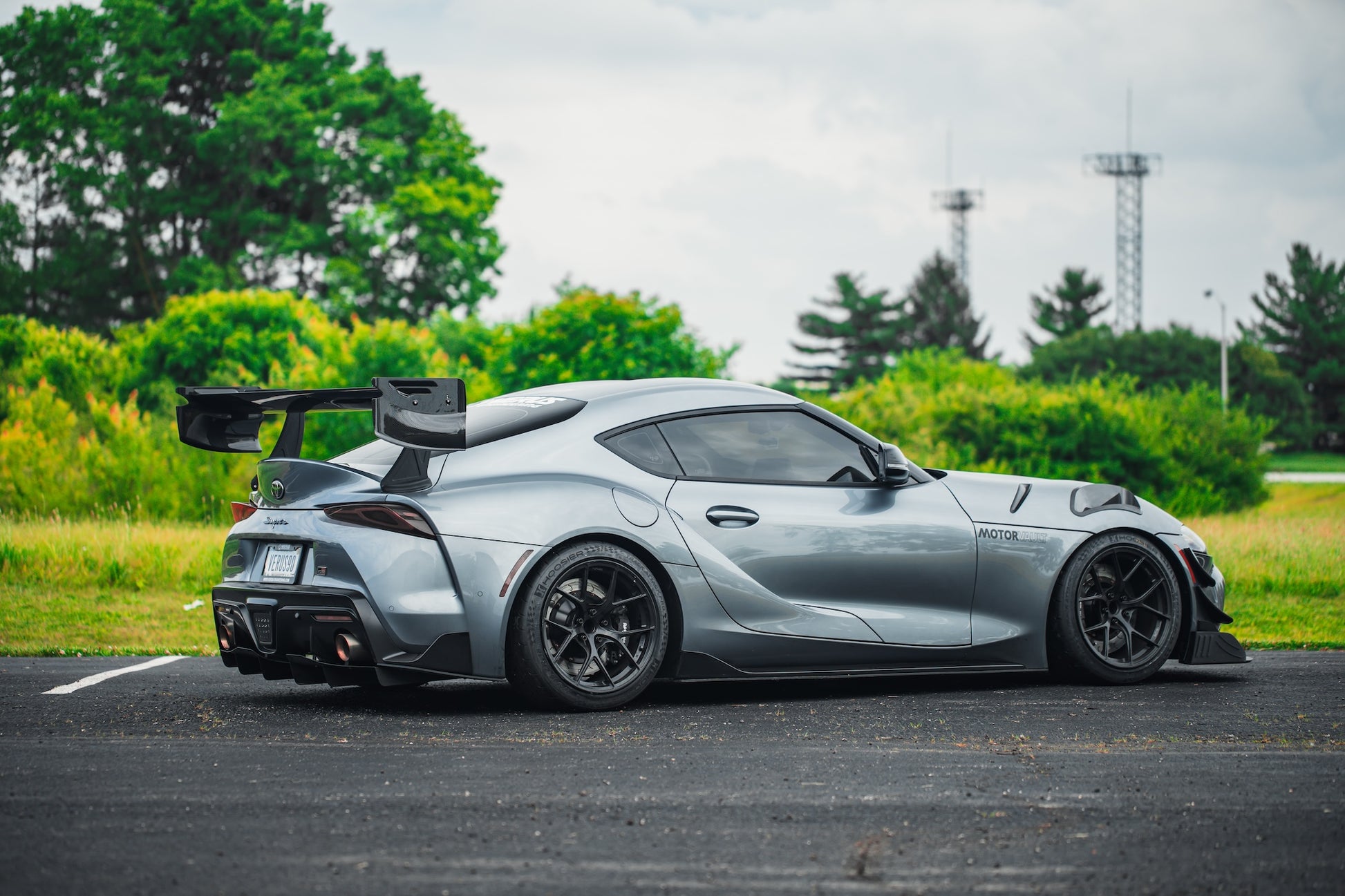 Verus V1X Swan Neck Rear Wing Kit