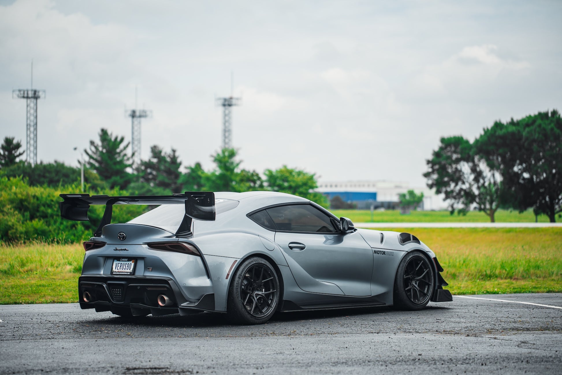 Verus V1X Swan Neck Rear Wing Kit