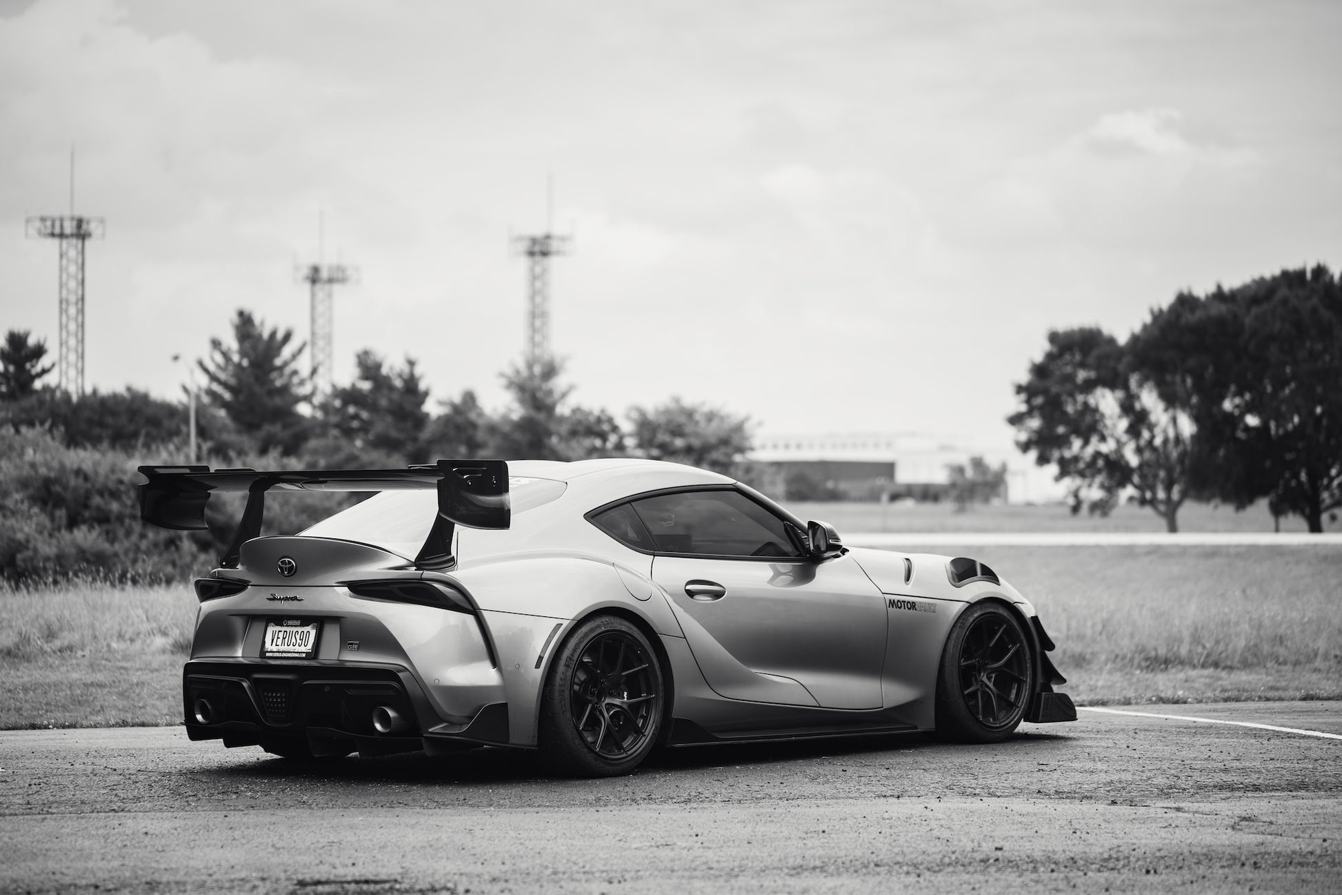 Verus V1X Swan Neck Rear Wing Kit