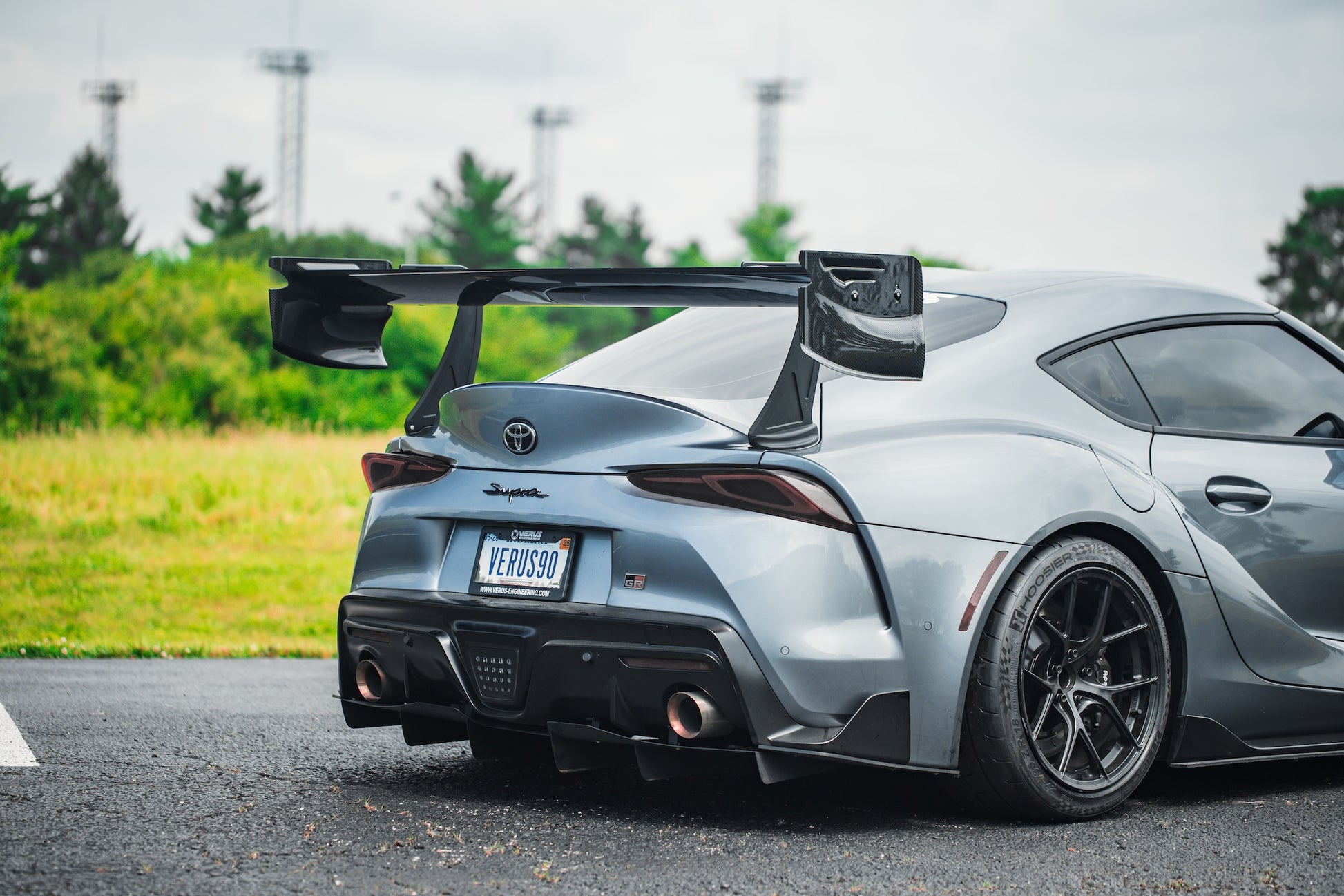 Verus V1X Swan Neck Rear Wing Kit