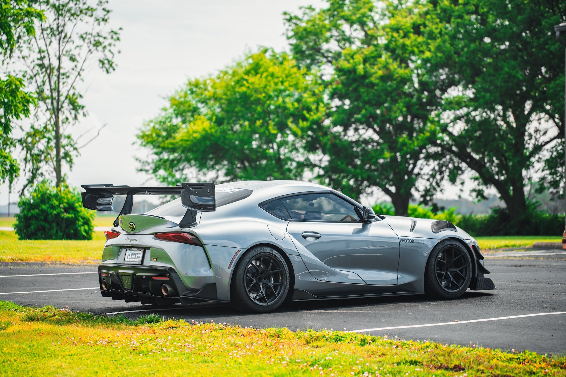 Verus V1X Swan Neck Rear Wing Kit