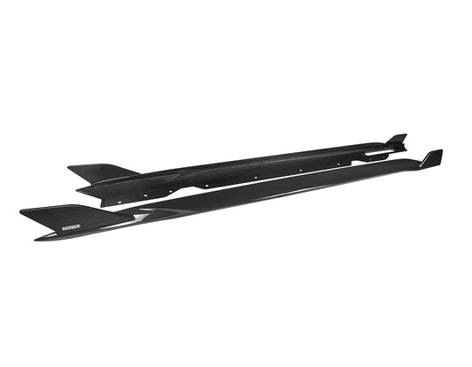 BMW G22 4 Series Pre-Preg Dry Carbon Side Skirts