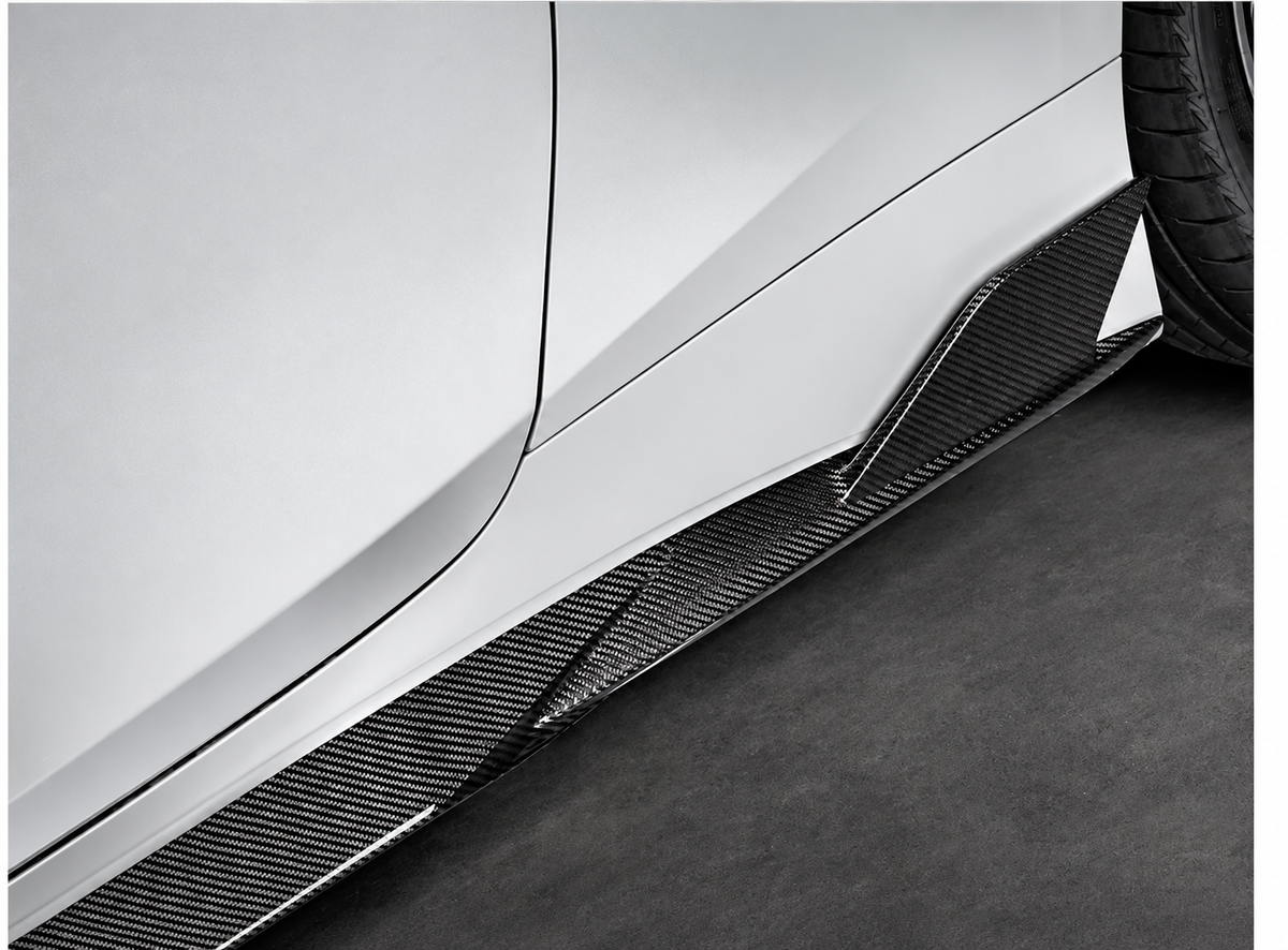 BMW G22 4 Series Pre-Preg Dry Carbon Side Skirts