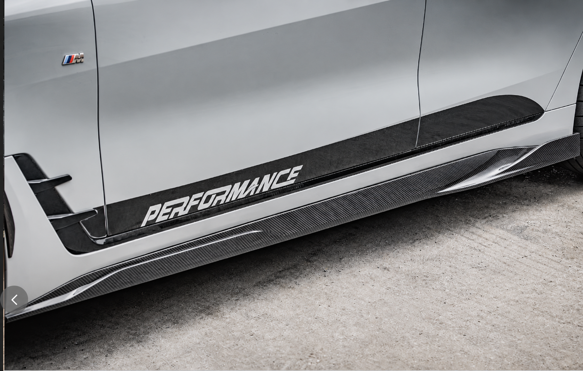 BMW G26 4 Series Pre-Preg Dry Carbon Side Skirts