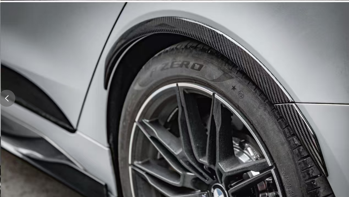 BMW G26 4 Series Pre-Preg Dry Carbon Fender Flares